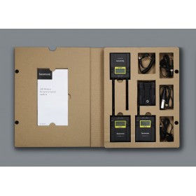 UWMIC9 (RX9+TX9+TX9) 96-Channel Digital UHF Wireless Lavalier Microphone System with 2 Bodypack Transmitters, Portable Receiver, 2 Lav Mics, Shoe Mount, XLR/3.5mm Outputs